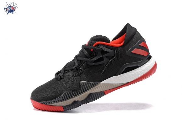 Meilleures Adidas Crazylight Boost Noir Rouge Blanc