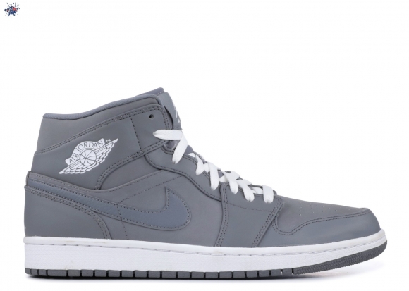 Meilleures Air Jordan 1 Mid Gris (554724-014)