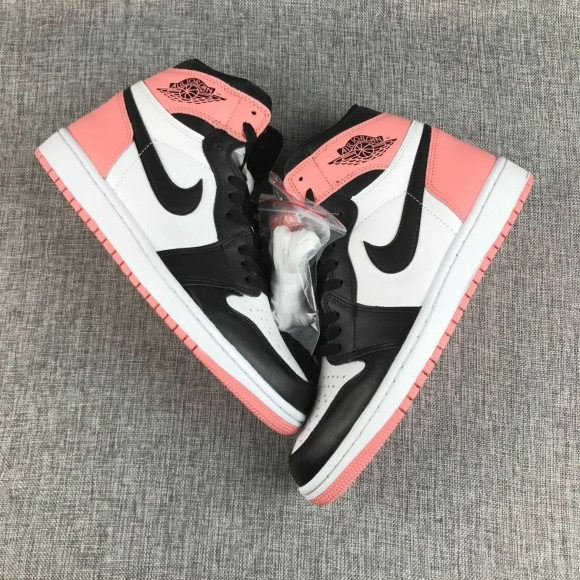 Meilleures Air Jordan 1 Noir Blanc Rose