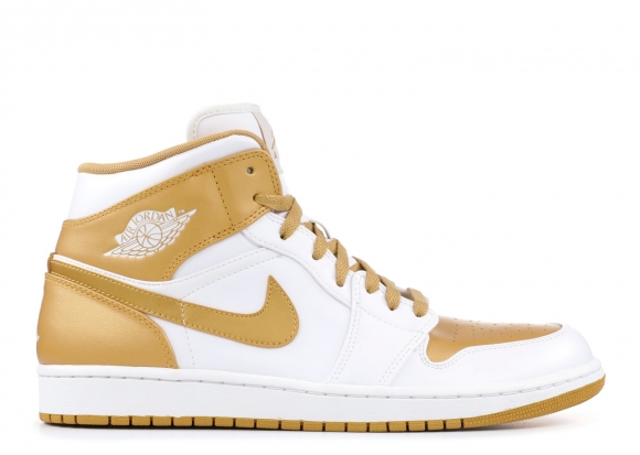 Meilleures Air Jordan 1 Phat Blanc Or (364770-130)