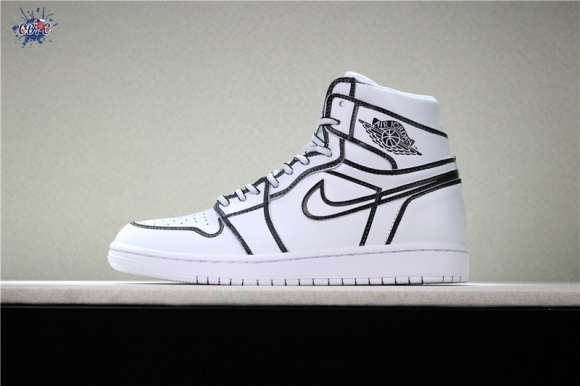 Meilleures Air Jordan 1 Retro Blanc Noir