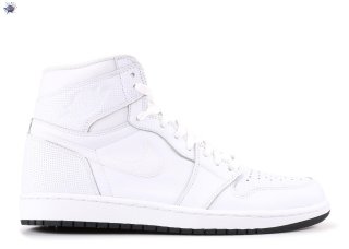 Meilleures Air Jordan 1 Retro High Og "Perforated" Blanc (555088-100)