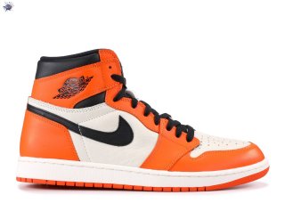 Meilleures Air Jordan 1 Retro High Og "Shattered Backboard Away" Orange White (555088-113)