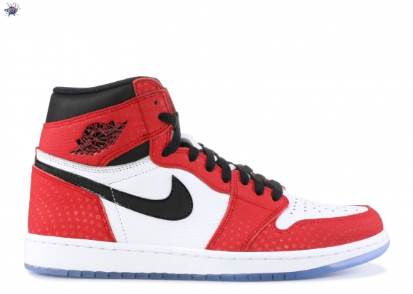 Meilleures Air Jordan 1 Retro High Og "Spiderman" Blanc Rouge (555088-602)