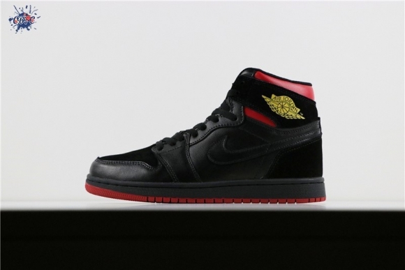 Meilleures Air Jordan 1 Retro "Last Shot" Noir Rouge