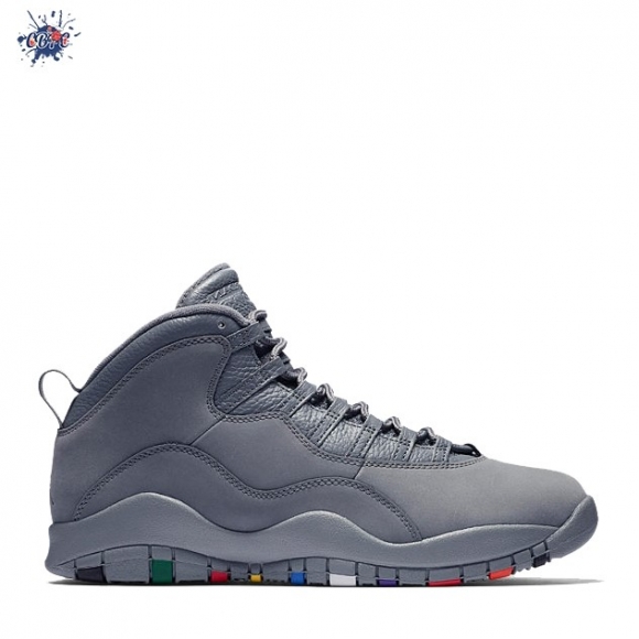 Meilleures Air Jordan 10 "Cool Gris Multicolore" Gris Multicolore (310805-022)