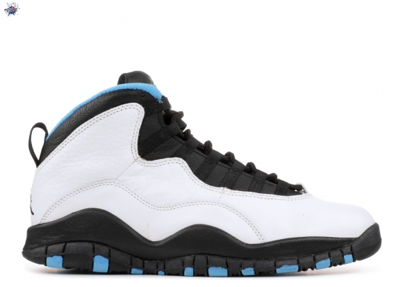 Meilleures Air Jordan 10 (Og) Blanc Noir Bleu (130209-102)