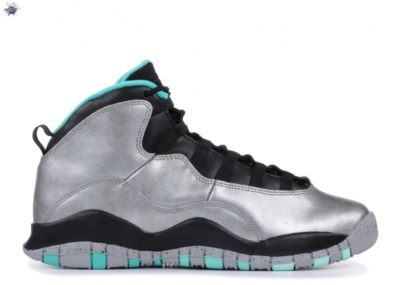 Meilleures Air Jordan 10 Retro 30Th Bg (Gs) "Lady Liberty" Métallique Argent (705179-045)