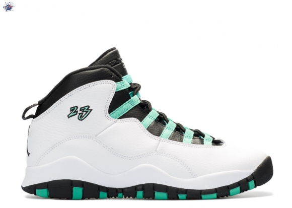 Meilleures Air Jordan 10 Retro 30Th Gg (Gs) "Vert" Blanc Vert (705180-118)