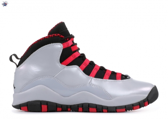 Meilleures Air Jordan 10 Retro (Gs) Gris (487211-009)