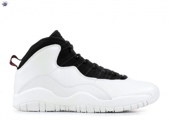 Meilleures Air Jordan 10 Retro "Im Back" Blanc Noir (310805-104)