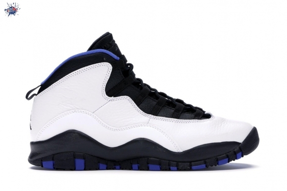 Meilleures Air Jordan 10 Retro Orlando (Gs) Blanc Noir Bleu (310806-108)