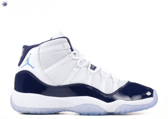 Meilleures Air Jordan 11 Retro Bg (Gs) "Win Like '82" Blanc Bleu (378038-123)