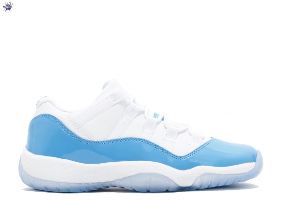 Meilleures Air Jordan 11 Retro Low Bg (Gs) "Carolina" Blanc Bleu (528896-106)