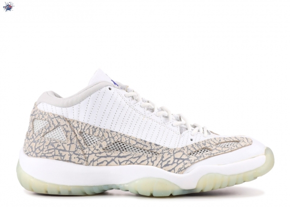 Meilleures Air Jordan 11 Retro Low Blanc Gris (768873-102)