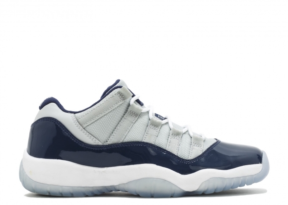 Meilleures Air Jordan 11 Retro Low (Gs) "Georgetown" Gris Marine (528896-007)