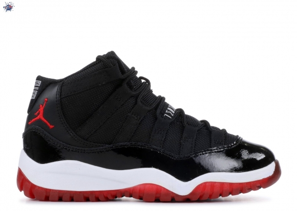 Meilleures Air Jordan 11 Retro (Ps) "2012 Release" Noir Rouge (378039-010)