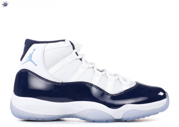 Meilleures Air Jordan 11 Retro "Win Like '82" Blanc Marine (378037-123)