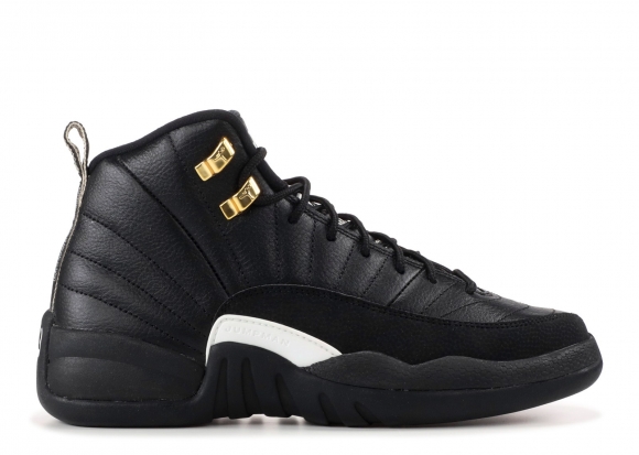 Meilleures Air Jordan 12 Retro Bg (Gs) "The Master" Noir Or (153265-013)