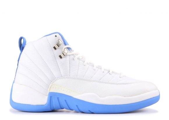 Meilleures Air Jordan 12 Retro Blanc Bleu (136001-142)