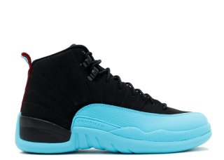 Meilleures Air Jordan 12 Retro "Gamma Bleue" Bleu Noir (130690-027)