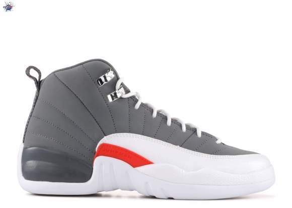 Meilleures Air Jordan 12 Retro (Gs) "Cool Grey" Blanc Gris (153265-012)