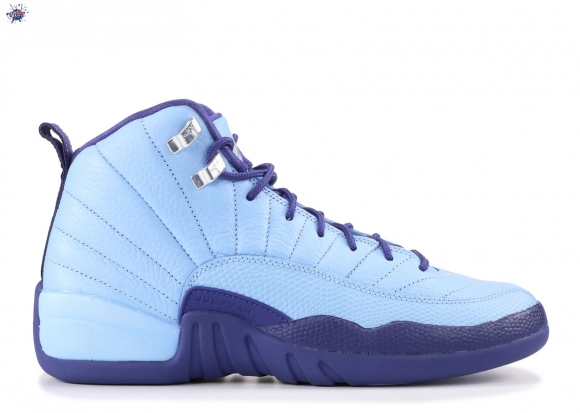 Meilleures Air Jordan 12 Retro (Gs) "Hornets" Bleu (510815-418)