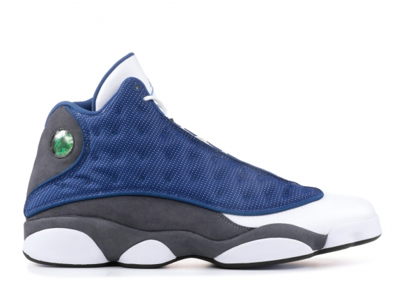 Meilleures Air Jordan 13 Retro "Flint 2010 Release" Bleu Noir Blanc (414571-401)