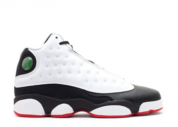 Meilleures Air Jordan 13 Retro (Gs) "He Got Game" Blanc Noir (414574-112)