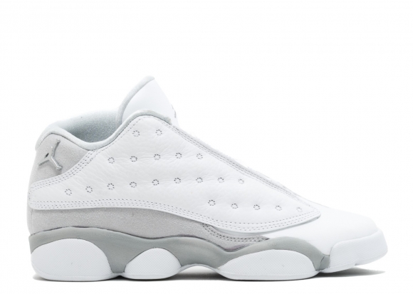 Meilleures Air Jordan 13 Retro Low Bg (Gs) "Pure Money" Blanc Gris (310811-100)