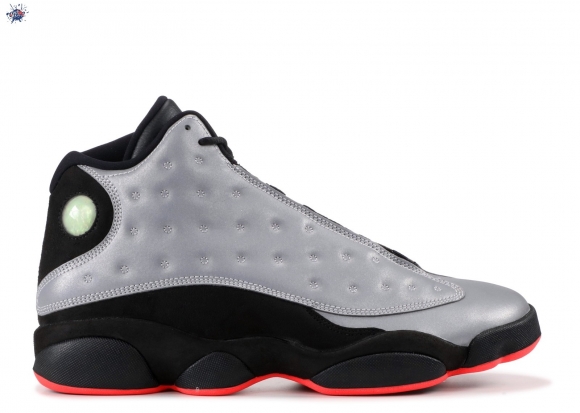 Meilleures Air Jordan 13 Retro Prm "Infrared 23" Argent Noir (696298-023)