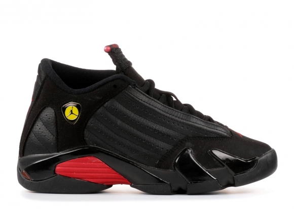 Meilleures Air Jordan 14 Retro (Gs) "Last Shot 2011 Release" Noir Rouge (312091-010)