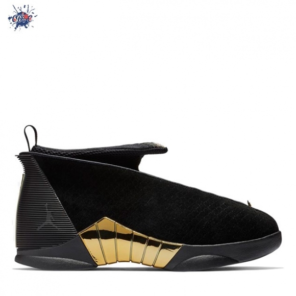 Meilleures Air Jordan 15 Doernbecher 2018 "Donovon Dinneen" Noir Or (bv7107-017)