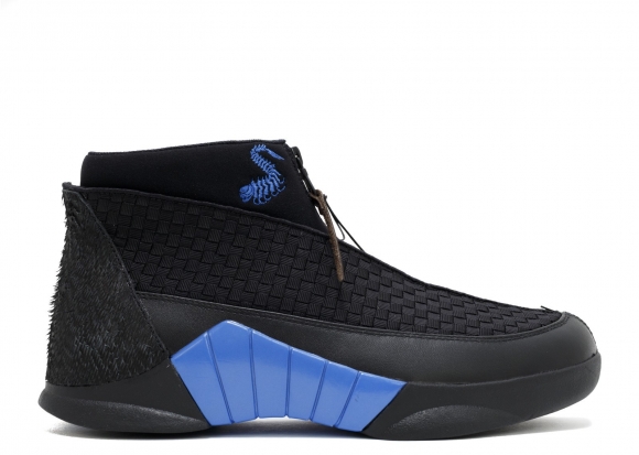 Meilleures Air Jordan 15 Retro "Kubo" Noir Bleu (su17mnjdls000)