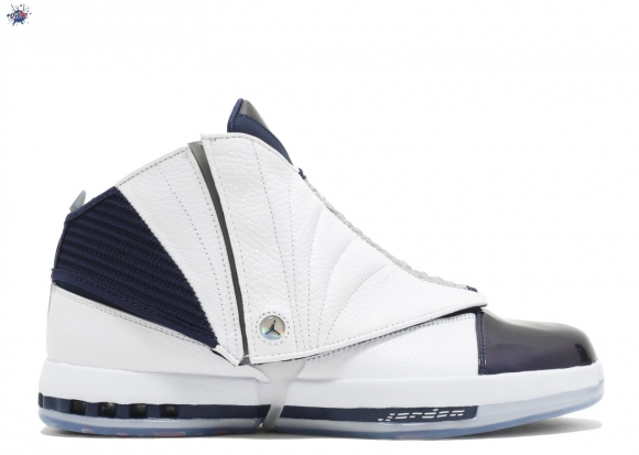 Meilleures Air Jordan 16 Retro "2016 Release" Blanc Noir (683075-106)