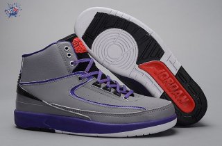 Meilleures Air Jordan 2 Retro "Iron Purple" Infrared 23 Gris Pourpre