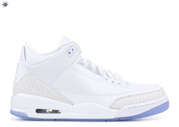 Meilleures Air Jordan 3 Retro Blanc (136064-111)