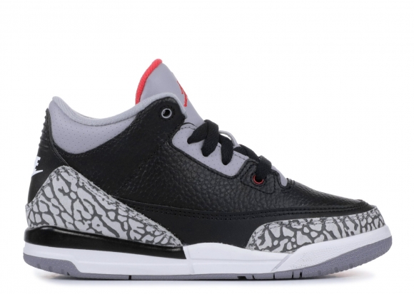 Meilleures Air Jordan 3 Retro Bp "Black Cement" Noir Gris (429487-021)