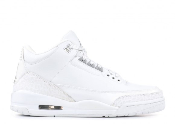 Meilleures Air Jordan 3 Retro "Pure Money" Blanc (136064-103)