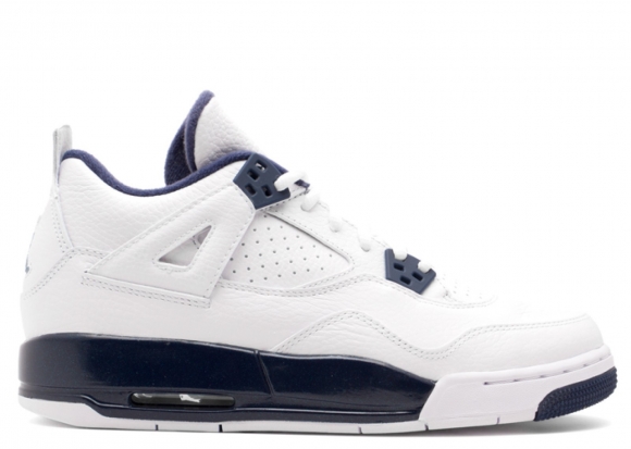 Meilleures Air Jordan 4 Retro (Gs) "Legend Bleue" Blanc Marine (408452-107)