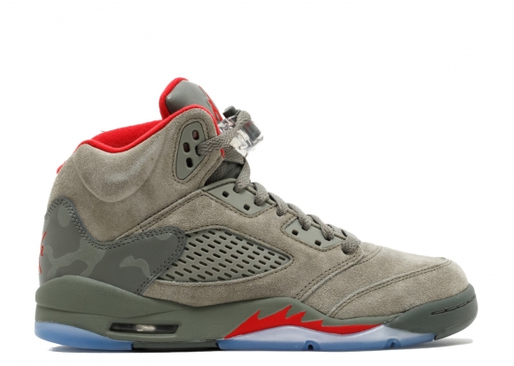 Meilleures Air Jordan 5 Retro Bg (Gs) Camo Vert (440888-051)