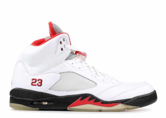 Meilleures Air Jordan 5 Retro "Countdown Pack" Blanc Rouge (136027-163)