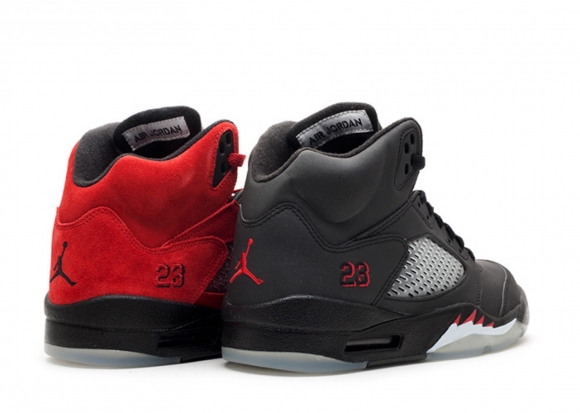 Meilleures Air Jordan 5 Retro Dmp "Raging Bull Pack" Rouge Noir (360968-991)