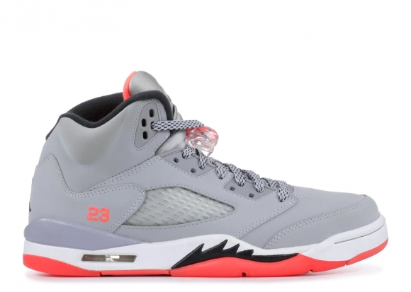 Meilleures Air Jordan 5 Retro Gg (Gs) "Hot Lava" Gris Orange (440892-018)