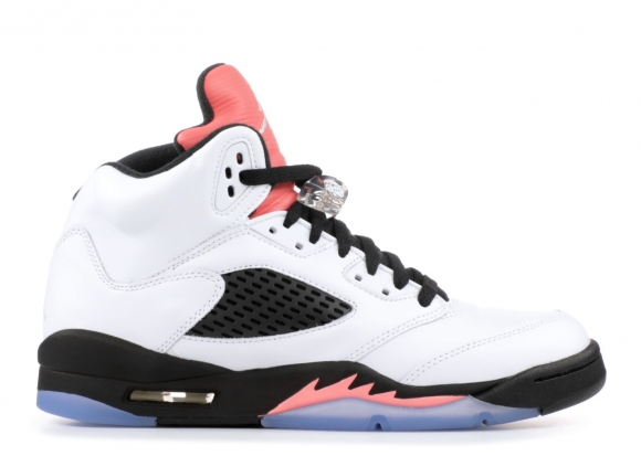 Meilleures Air Jordan 5 Retro Gg "Sun Bleush" Blanc Rose (440892-115)