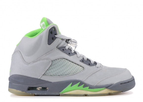 Meilleures Air Jordan 5 Retro "Green Bean" Gris Vert (136027-031)