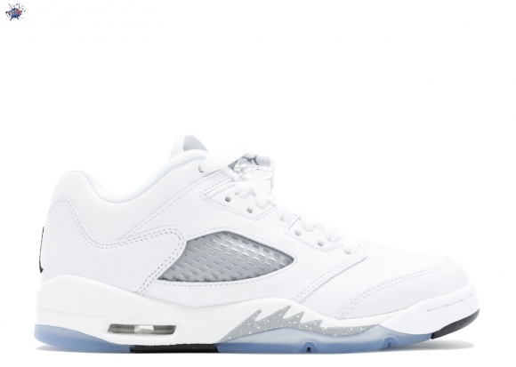 Meilleures Air Jordan 5 Retro Low Gg (Gs) Blanc (819172-122)