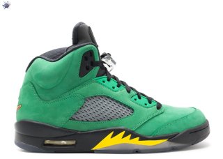 Meilleures Air Jordan 5 Retro "Oregon Ducks" Vert (h013mnjdls535)