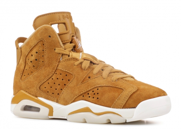 Meilleures Air Jordan 6 Retro Bg "Oren Harvest" Or (384665-705)