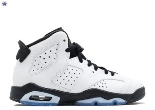 Meilleures Air Jordan 6 Retro (Gs) "Hyper Jade" Blanc Noir (384665-122)